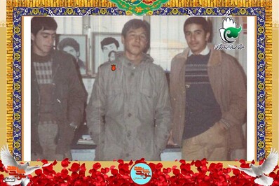 نفر وسط شهید سید جمال احمدپناهی